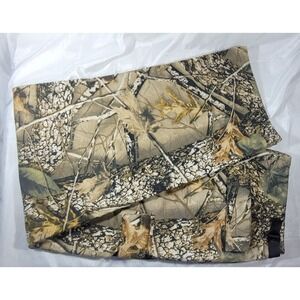 WFS Burly Camo Tan Adjustable Waist Hunting Cargo Pants - Large (38W x 31L)